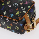 LOUIS VUITTON Monogram Multicolor Trousse Wapity Pouch White M58034 Auth 156677V-16
