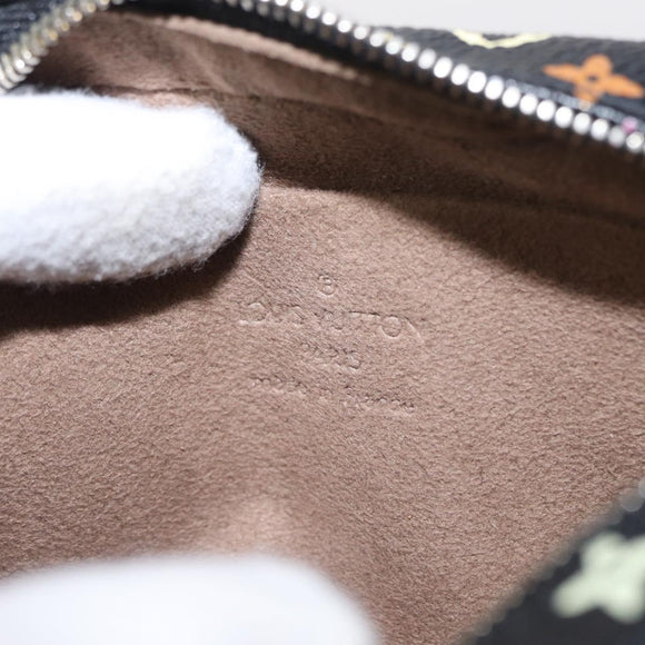 LOUIS VUITTON Monogram Multicolor Trousse Wapity Pouch White M58034 Auth 156677V