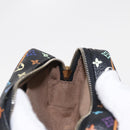 LOUIS VUITTON Monogram Multicolor Trousse Wapity Pouch White M58034 Auth 156677V-19