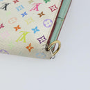 LOUIS VUITTON Multicolor PortefeuilleInsolite Wallet White M93750 LV Auth 156680-15