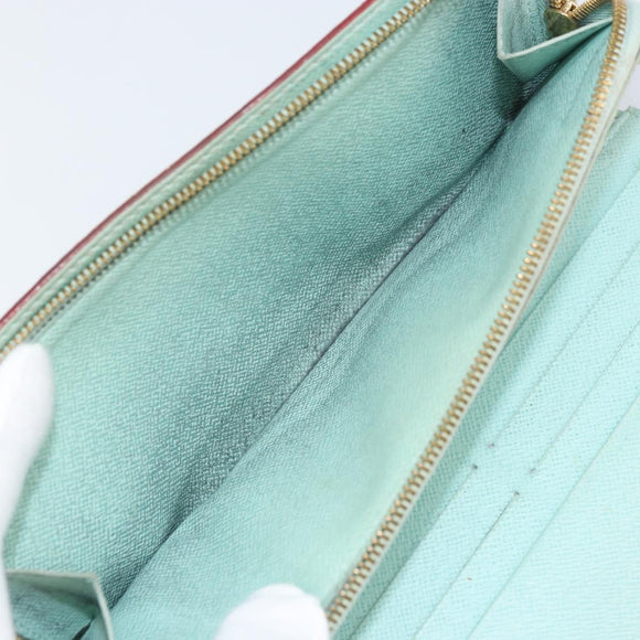 LOUIS VUITTON Multicolor PortefeuilleInsolite Wallet White M93750 LV Auth 156680