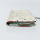LOUIS VUITTON Multicolor PortefeuilleInsolite Wallet White M93750 LV Auth 156680-3