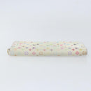 LOUIS VUITTON Multicolor PortefeuilleInsolite Wallet White M93750 LV Auth 156680-6