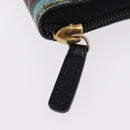 FENDI Zucca Canvas Langbrieftasche Multicolor Auth 156681V-7
