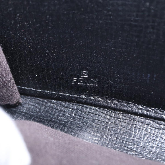 FENDI Zucca Canvas Long Wallet Multicolor Auth 156681V