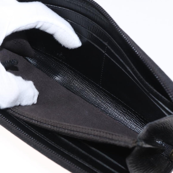 FENDI Zucca Canvas Long Wallet Multicolor Auth 156681V