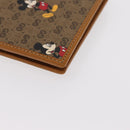 GUCCI Micro GG Supreme Disney Compact Wallet PVC Beige 602547 Auth 156682SM-15