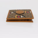 GUCCI Micro GG Supreme Disney Compact Wallet PVC Beige 602547 Auth 156682SM-4