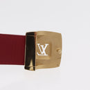 LOUIS VUITTON Multicolor Ceinture LV Cut Belt White M9682W LV Auth 156683V-6