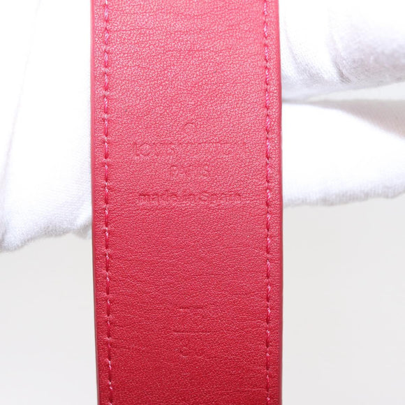 LOUIS VUITTON Multicolor Ceinture LV Cut Belt White M9682W LV Auth 156683V