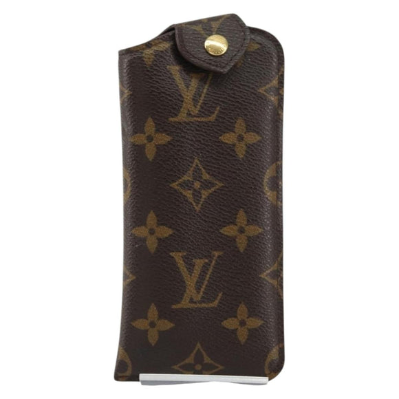 LOUIS VUITTON Monogram Etui Lunette PM Glasses Case M66545 LV Auth 156686