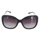 CHANEL Coco Pearl Sunglasses metal Black 5339-H CC Auth 156688-2