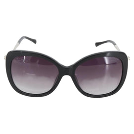 CHANEL Coco Pearl Sunglasses metal Black 5339-H CC Auth 156688 - 0
