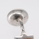 LOUIS VUITTON Buton de Manchette Cuffs Ag925 Silver LV Auth 156689-18