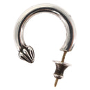 Chrome Hearts Plain Hoop Pierce Earring Ag925 Silver Auth 156691M-3