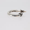 Chrome Hearts Plain Hoop Pierce Oorbel Ag925 Zilver Auth 156691M-4
