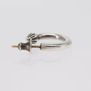 Chrome Hearts Plain Hoop Pierce Oorbel Ag925 Zilver Auth 156691M-5