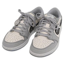 Christian Dior Trotter Air Dior Air Jordan 1 Low OG Sneakers Gray Auth 156693SM-1