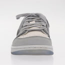 Christian Dior Trotter Air Dior Air Jordan 1 Low OG Sneakers Gray Auth 156693SM-13