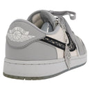 Christian Dior Trotter Air Dior Air Jordan 1 Low OG Sneakers Gray Auth 156693SM-3