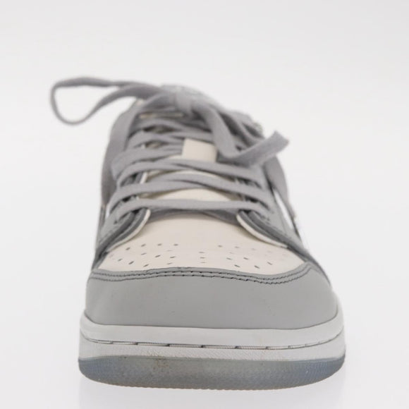 Christian Dior Trotter Air Dior Air Jordan 1 Low OG Sneakers Gray Auth 156693SM