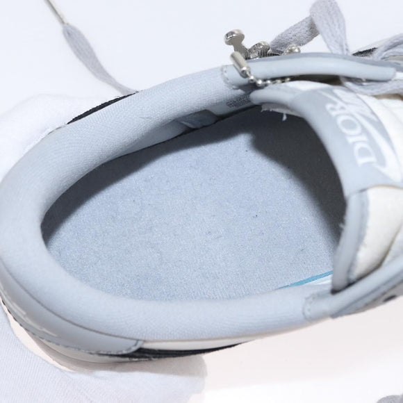 Christian Dior Trotter Air Dior Air Jordan 1 Low OG Sneakers Gray Auth 156693SM