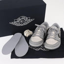 Christian Dior Trotter Air Dior Air Jordan 1 Low OG Sneakers Gray Auth 156693SM-50