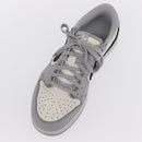 Christian Dior Trotter Air Dior Air Jordan 1 Low OG Sneakers Gray Auth 156693SM-6