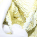 CHANEL Jacket Tweed Yellow Silver CC Auth 156695M-14