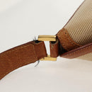 TIFFANY&Co. Shoulder Bag Canvas Beige Gold Auth 156697-9