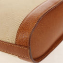 TIFFANY&Co. Shoulder Bag Canvas Beige Gold Auth 156697-15