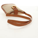 TIFFANY&Co. Shoulder Bag Canvas Beige Gold Auth 156697-7