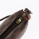 LOUIS VUITTON Damier Ebene Trousse Makeup Pouch N51982 LV Auth 156698-9