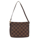 LOUIS VUITTON Damier Ebene Trousse Makeup Pouch N51982 LV Auth 156698-2