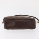 LOUIS VUITTON Damier Ebene Trousse Makeup Pouch N51982 LV Auth 156698-5
