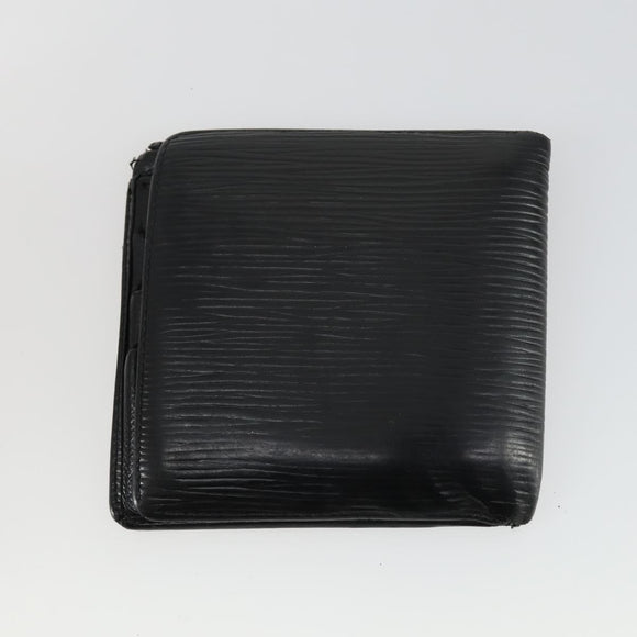 LOUIS VUITTON Epi Wallet 5 Set Blue Brown black LV Auth 156705