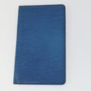 LOUIS VUITTON Epi Wallet 5 Set Blue Brown black LV Auth 156705-19