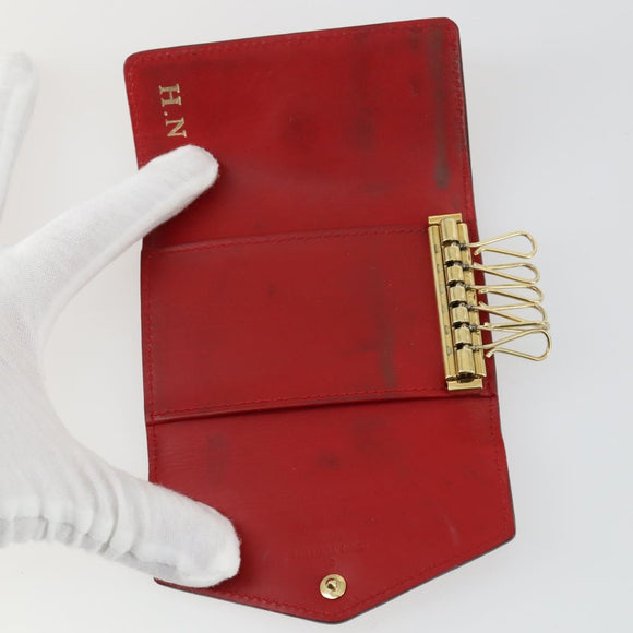 LOUIS VUITTON Epi Wallet 5 Set Blue Brown black LV Auth 156705