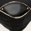 PRADA Shoulder Bag Nylon Black Silver Auth 156706V-18