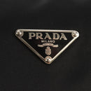 PRADA Shoulder Bag Nylon Black Silver Auth 156706V-19