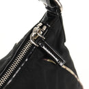 PRADA Shoulder Bag Nylon Black Silver Auth 156706V-20