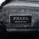 PRADA Shoulder Bag Nylon Black Silver Auth 156706V-21