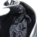 PRADA Shoulder Bag Nylon Black Silver Auth 156706V-23