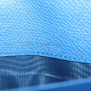 Salvatore Ferragamo Gancini Long Wallet Leather Blue Gold Auth 156708V-22