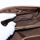 Christian Dior Honeycomb Canvas Long Wallet PVC Beige gold Auth 156709-12