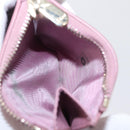 Christian Dior 30 Montaigne Compact Wallet Leather Pink Gold Auth 156710-11