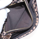 FENDI Zucchino Canvas Mamma Baguette Long Wallet PVC Brown Gold Auth 156711-11