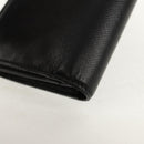 PRADA Wallet Safiano leather Black Auth 156712V-11