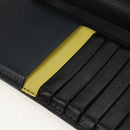 PRADA Wallet Safiano leather Black Auth 156712V-17