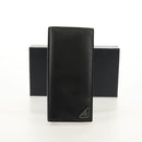 PRADA Wallet Safiano leather Black Auth 156712V-23